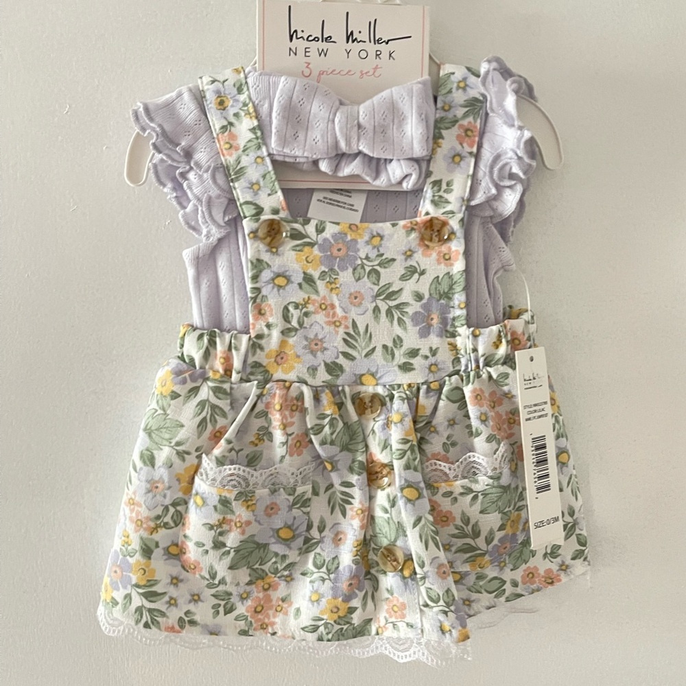 Floral Baby Girl Jumper Set